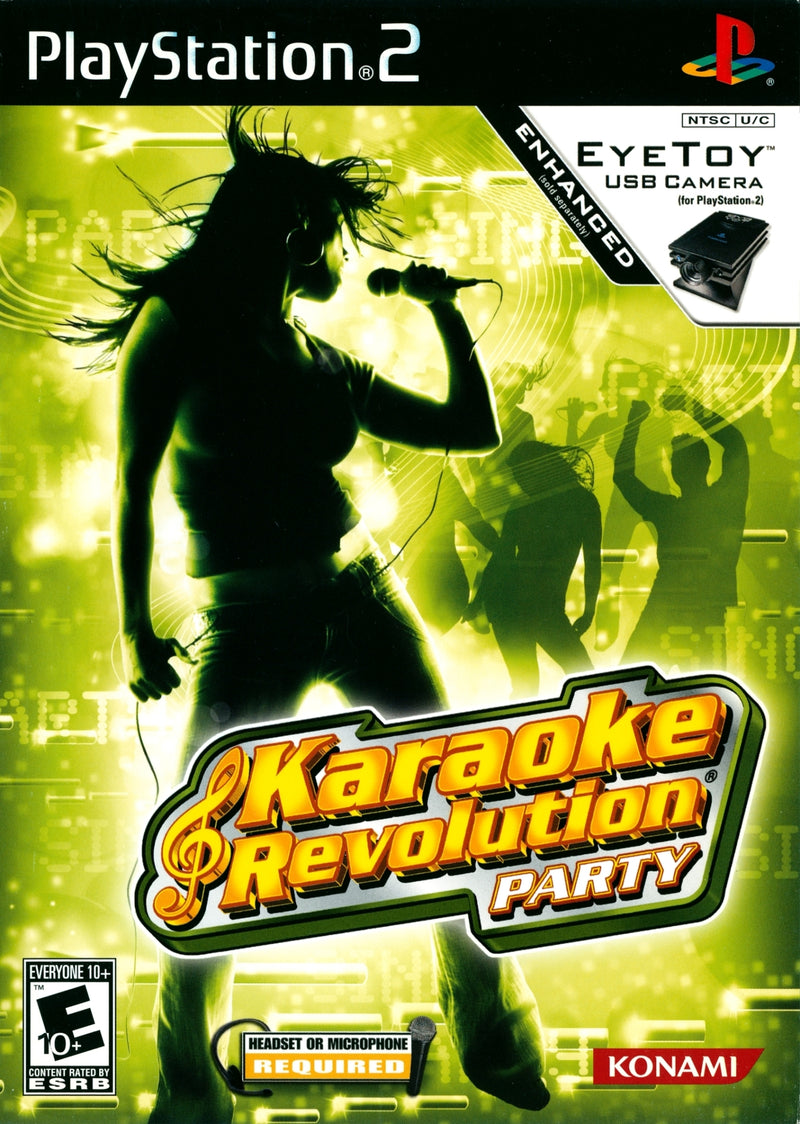 Karaoke Revolution Party Front Cover - Playstation 2 Pre-Played