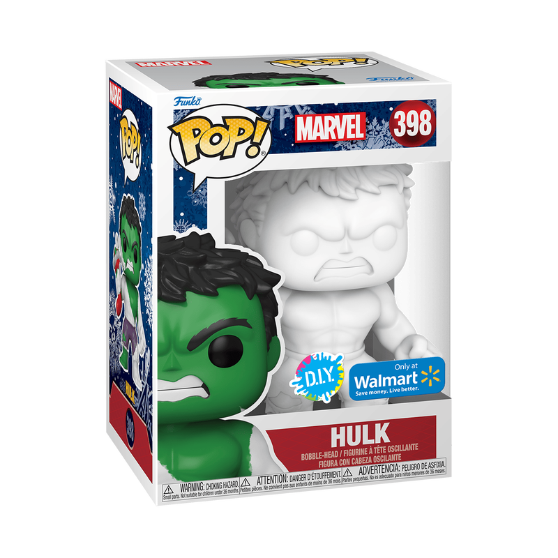 Pop! Marvel - Holiday Hulk DIY Walmart Exclusive 398