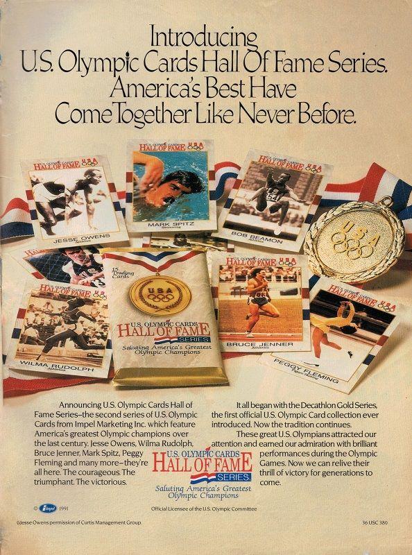 Impel U.S. Olympic Hall of Fame Series Card Pack