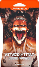 Origins of Power Hanging Booster Pack - UniVersus Attack On Titan