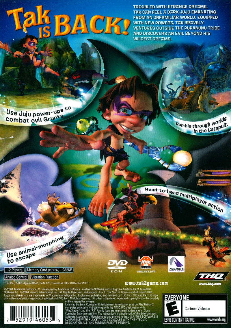Tak 2 The Staff of Dreams - Playstation 2 Pre-Played