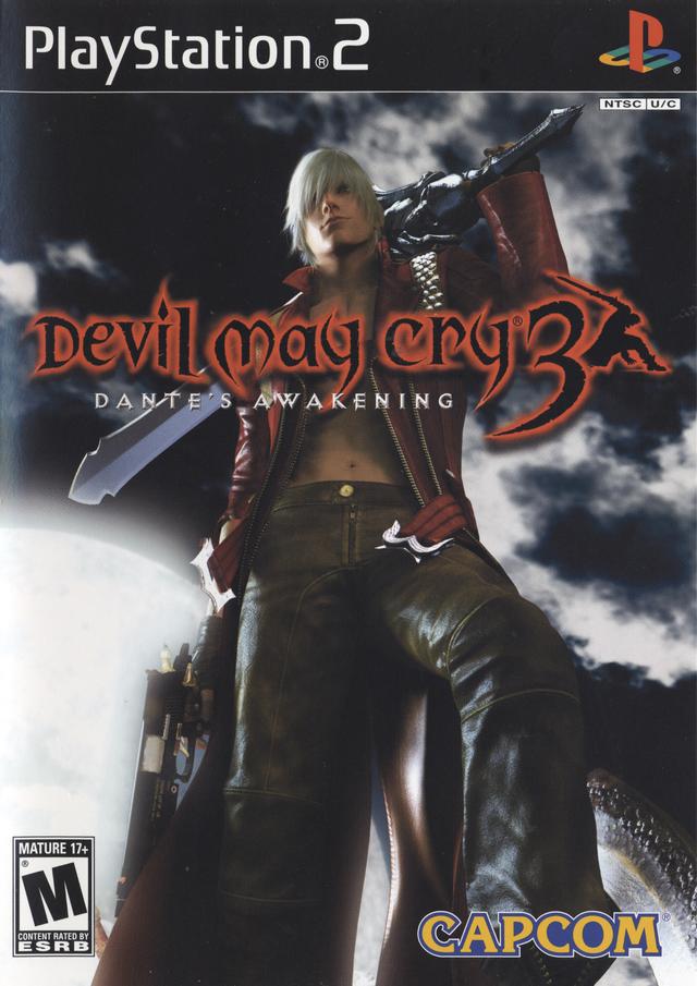 Devil May Cry 3 Front Cover - Playstation 2 Pre-Played