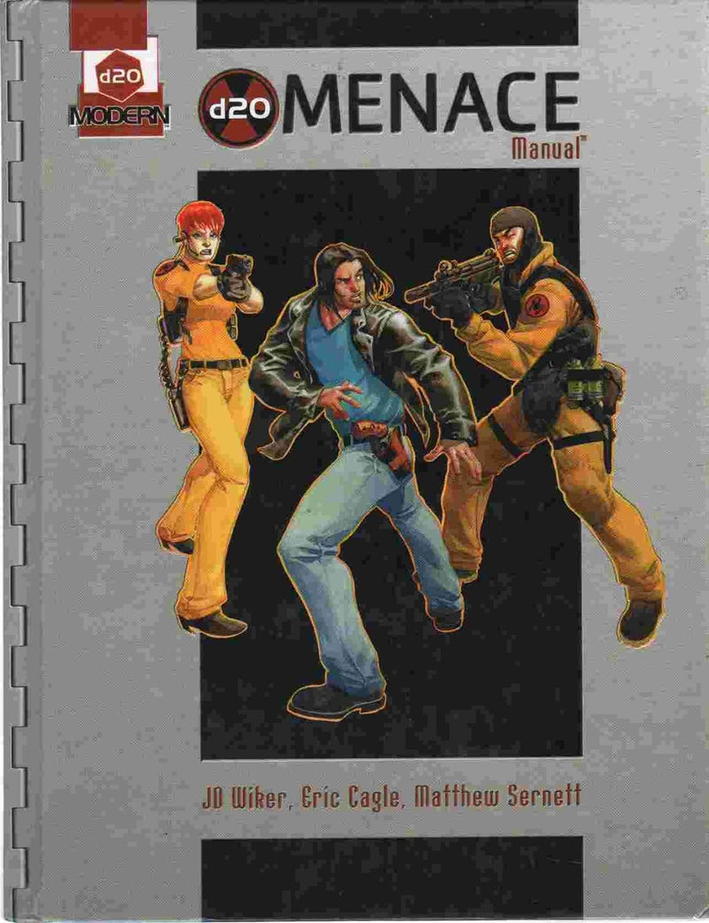 D20 Menace Manual - D20 Modern RPG