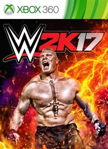 WWE 2K17 Front Cover - Xbox 360 Pre-Played