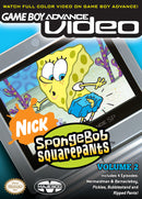 Spongebob Squarepants Volume 2 Front Cover - Nintendo Gameboy Advance Pre-Played