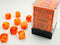 Chessex Dm9 Ghostly Glow 12mm D6 Orange/Yellow (36)