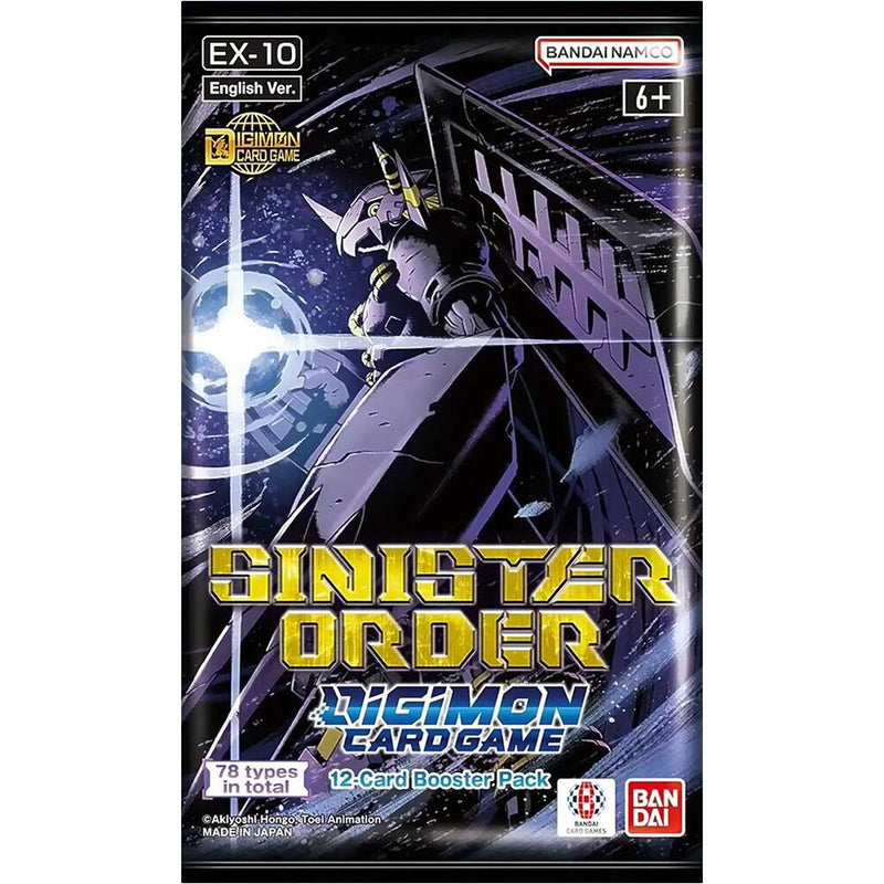 Sinister Order Booster Pack - Digimon Card Game