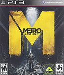 Metro Last Light Front Cover - Playstation 3 Pre-Played
