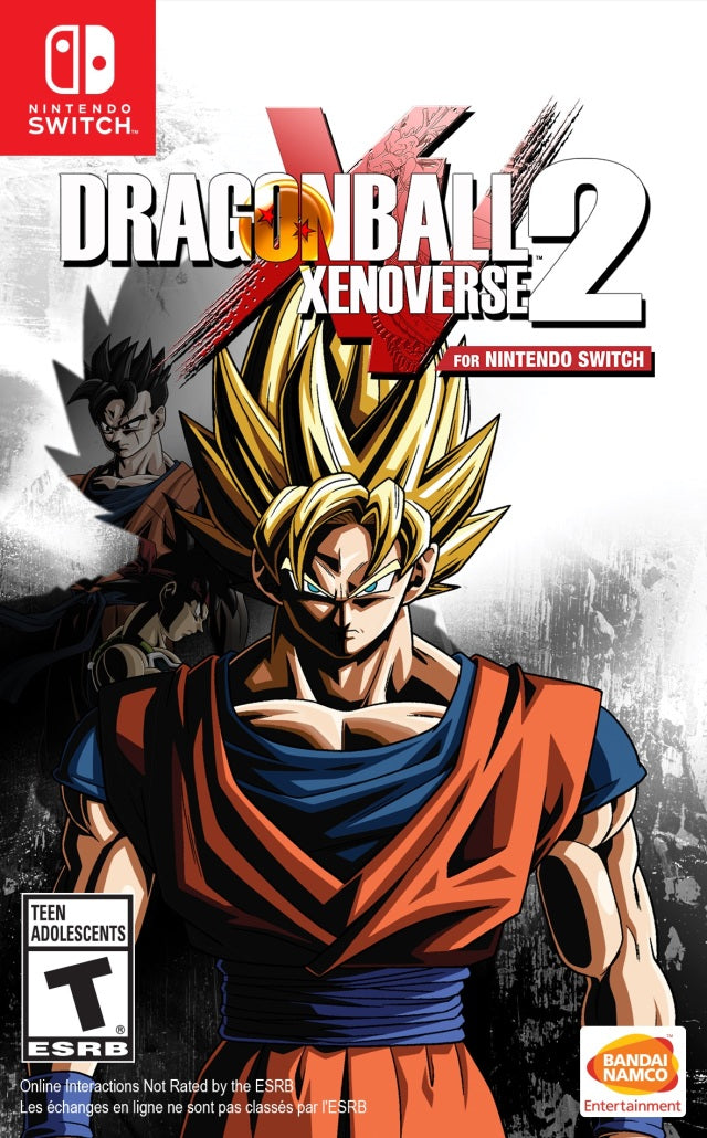 DragonBall Z Xenoverse 2 Front Cover - Nintendo Switch Pre-Played