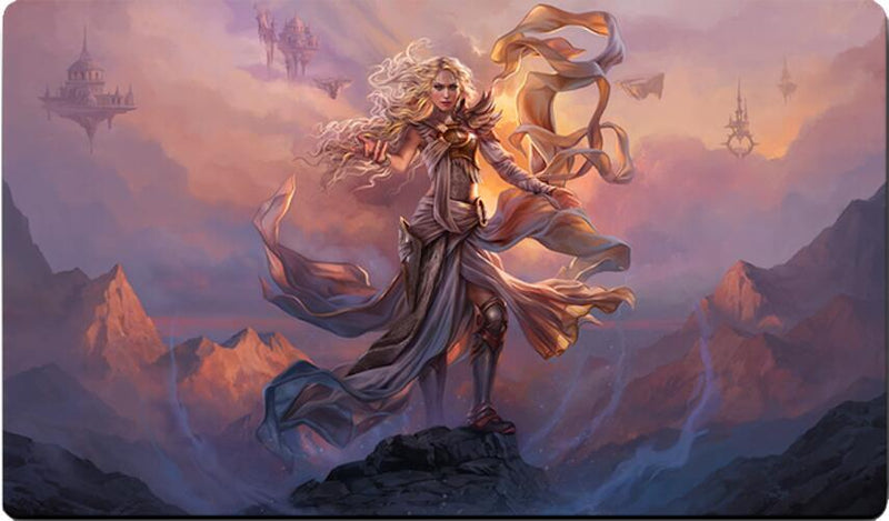 Magali Villeneuve Signed & Numbered Stitched Playmat - Serra The Benevolent