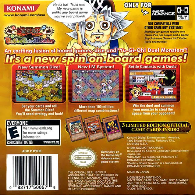 Yu-Gi-Oh! Destiny Board Traveler  - Nintendo Gameboy Advance Pre-Played