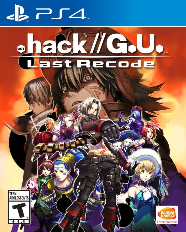 Dot Hack G.U. Last Recode Front Cover - Playstation 4 Pre-Played