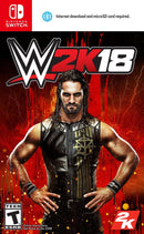 WWE 2K18 Front Cover - Nintendo Switch Pre-Played