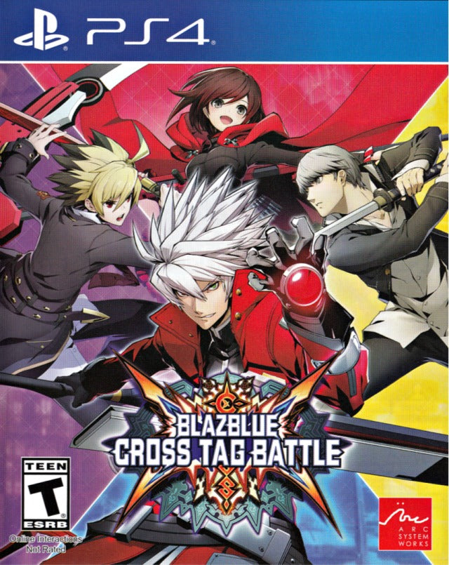 BlazeBlue Cross Tag Battle Front Cover - Playstation 4 Pre-Played