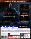Friday the 13th The Game Back Cover - Playstation 4 Pre-Played