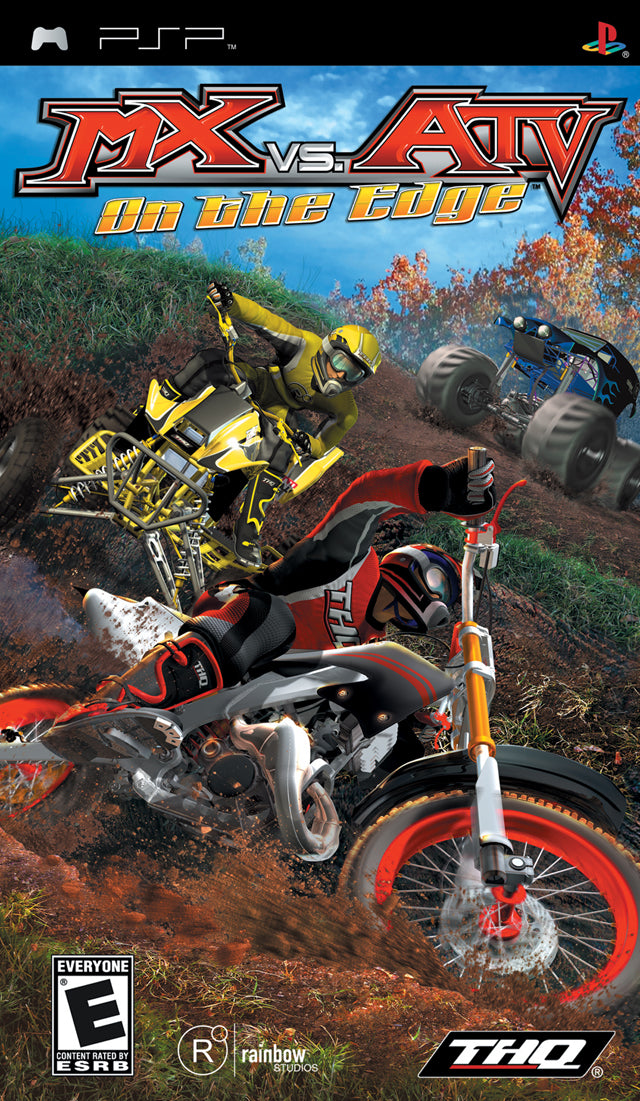 MX vs ATV On The Edge Front Cover - PSP Pre-Played