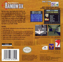 Tom Clancy's Rainbow Six Back Cover - Nintendo Gameboy Color Pre-Played