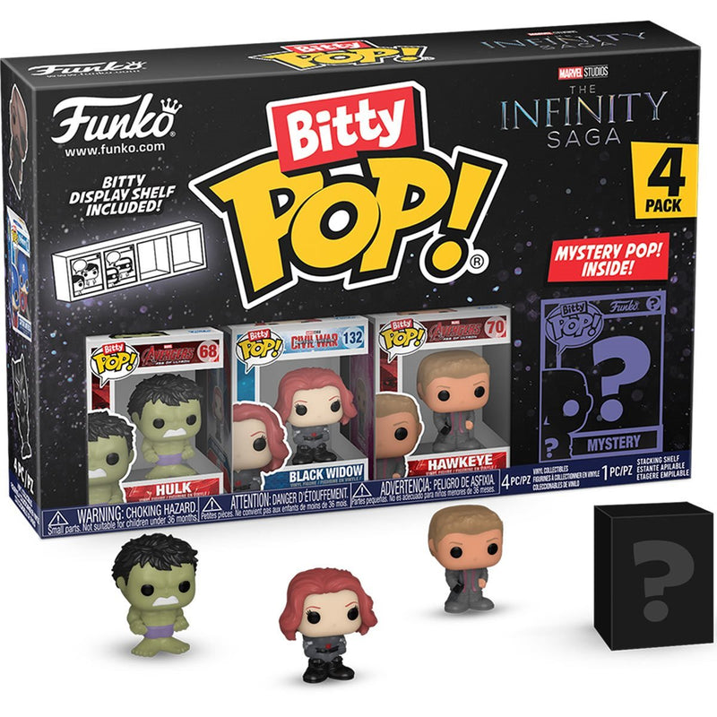 Bitty Pop! The Avengers The Infinity Saga 4 Pack - Hulk