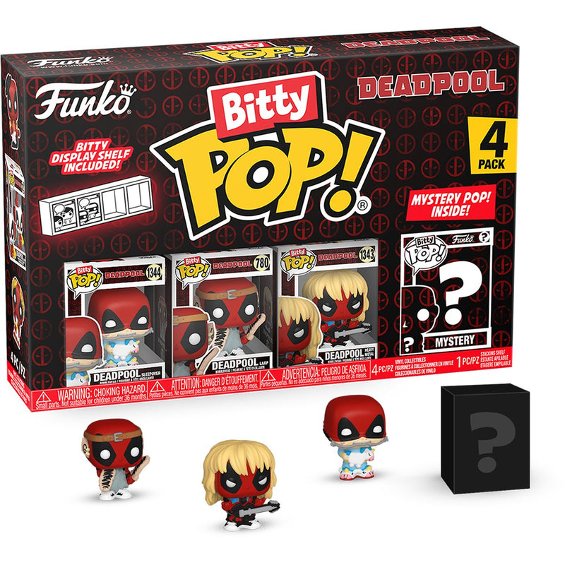 Bitty Pop! Deadpool 4 Pack - Sleepover