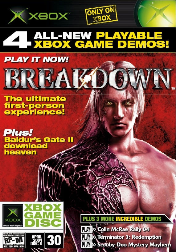 Official Xbox Magazine Demo Disc 30 Front Cover - Xbox Pre-Played