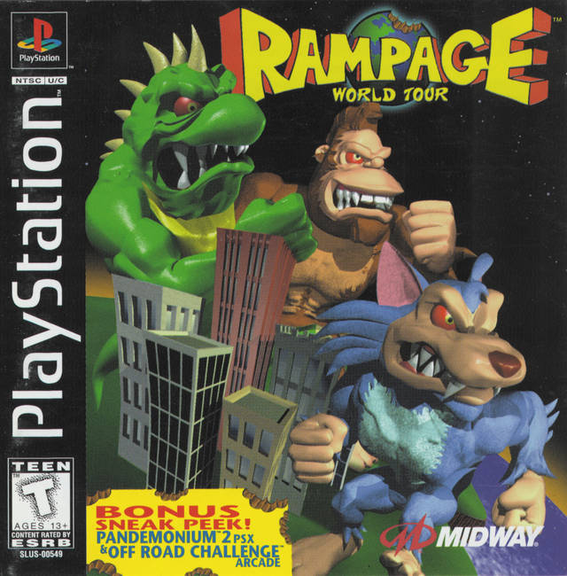 Rampage World Tour - Playstation 1 Pre-Played