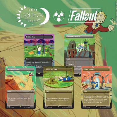 Magic the Gathering Secret Lair Drop: Secret Lair x Fallout: Points of Interest Non-Foil Edition