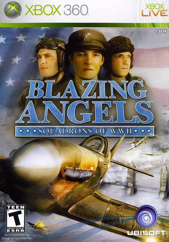 Blazing Angels Squadrons of WWII Front Cover - Xbox 360 Pre-Played