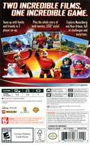 Lego The Incredibles Back Cover - Nintendo Switch Pre-Played