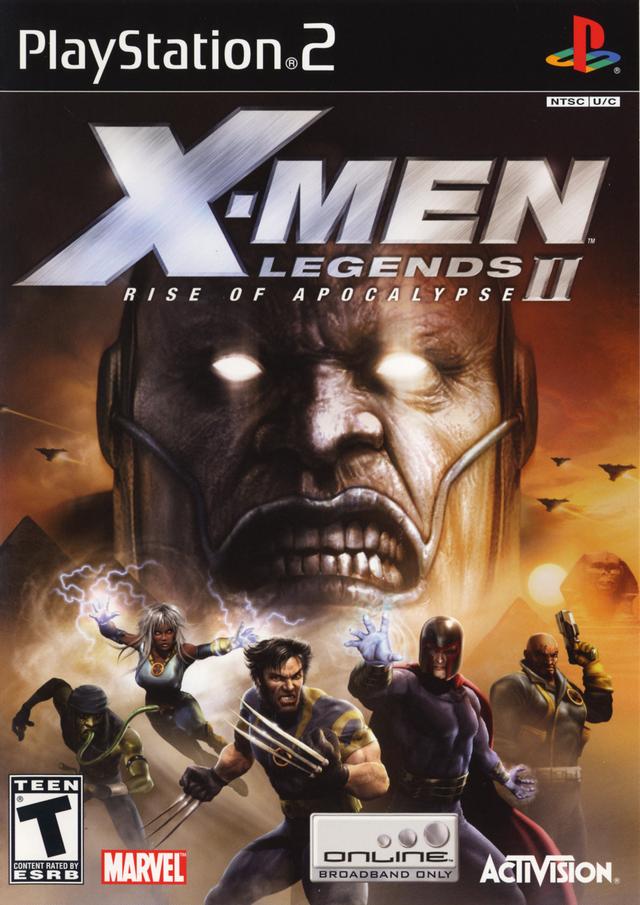 X-Men Legends II Rise of Apocalypse Front Cover - Playstation 2 Pre-Played