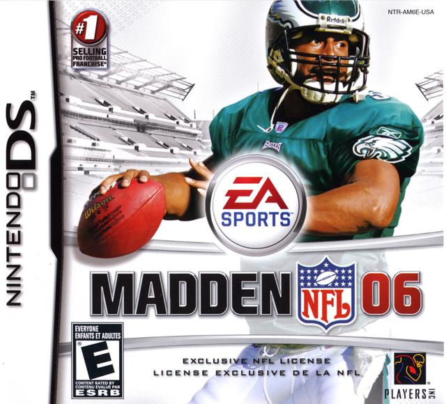 Madden 06 Front Cover - Nintendo DS Pre-Played