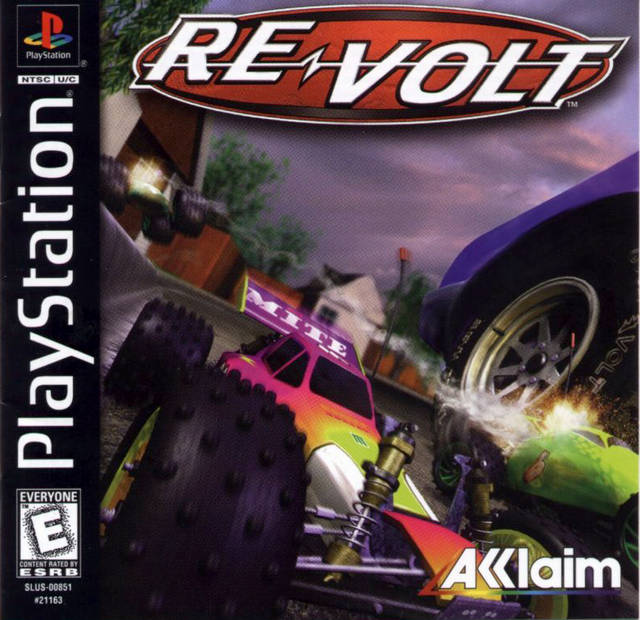 Re-Volt Front Cover - Playstation 1 Pre-Played