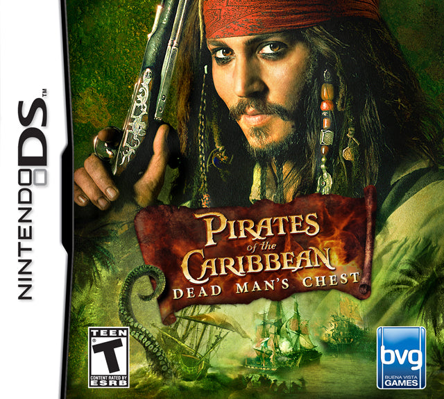 Pirates of the Caribbean Dead Man's Chest Front Cover - Nintendo DS Pre-Played