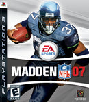 Madden 07 Front Cover - Playstation 3 Pre-Played