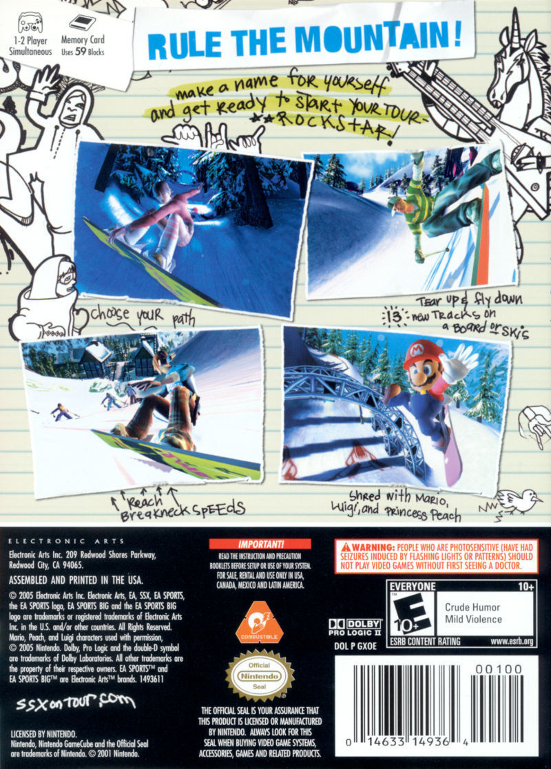 SSX On Tour - Nintendo Gamecube Pre-Played