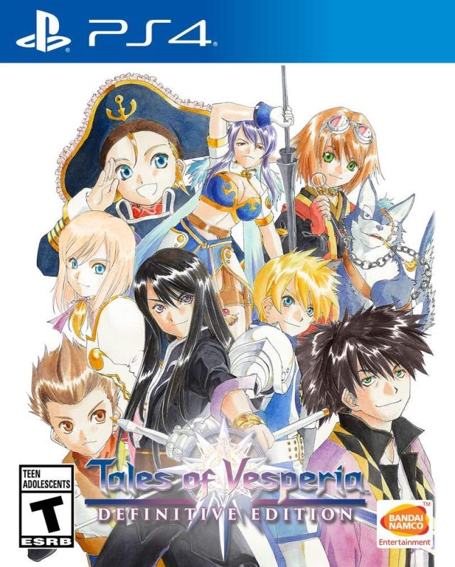 Tales of Vesperia Definitive Edition Front Cover - Playstation 4 Pre-Played