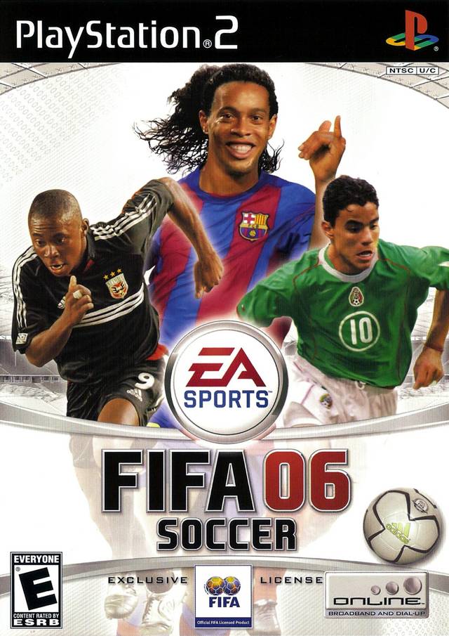 FIFA Soccer 06 Front Cover - Playstation 2 Pre-Played