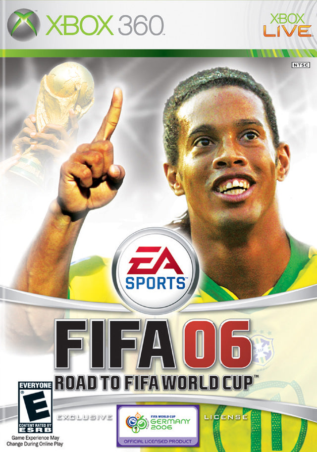 FIFA 06 Road To FIFA World Cup Front Cover - Xbox 360 Pre-Played