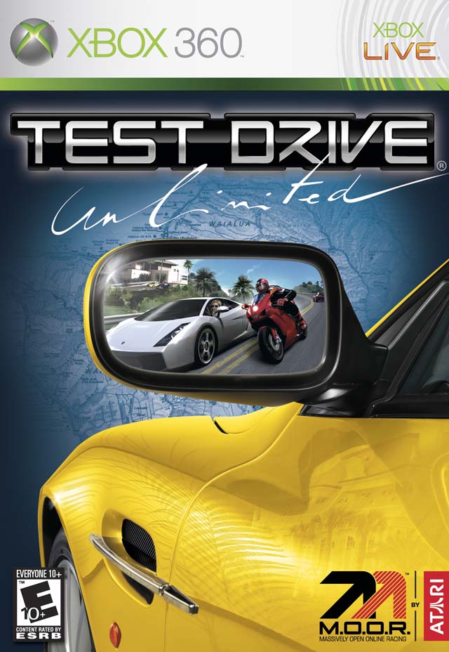 Test Drive Unlimited Front Cover - Xbox 360 Pre-Played