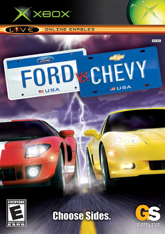 Ford Vs Chevy Front Cover - Xbox Pre-Played