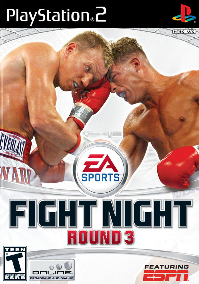 Fight Night Round 3 Front Cover - Playstation 2 Pre-Played