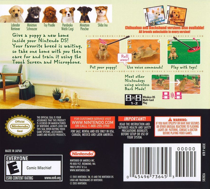 Nintendogs Lab & Friends - Nintendo DS Pre-Played
