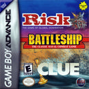 Risk / Battleship / Clue Front Cover - Nintendo Gameboy Advance Pre-Played