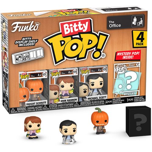 Bitty Pop! The Office - Dwight Schrute with Pumpkinhead 4-Pack