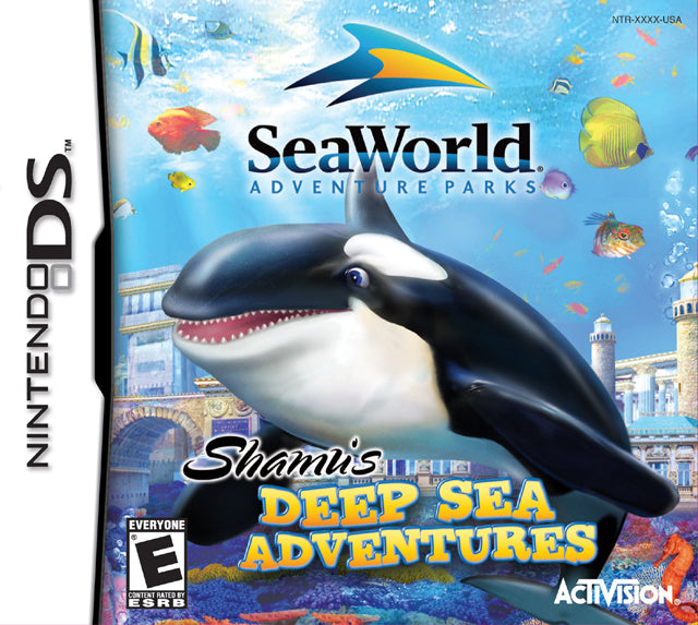 Sea World Shamu's Deep Sea Adventures Front Cover - Nintendo DS Pre-Played