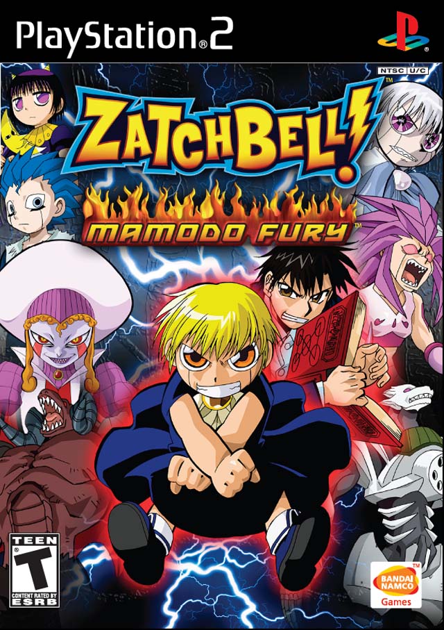 Zatch Bell! Mamodo Fury Front Cover - Playstation 2 Pre-Played