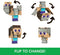 Steve/Steve in Iron Armor - Minecraft Flippin' Figs 2-in-1 Figure