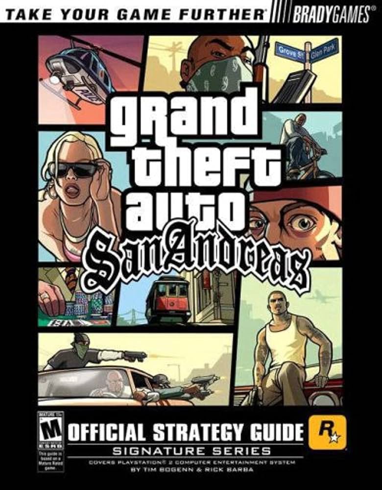 Grand Theft Auto San Andreas Strategy Guide Pre-Played