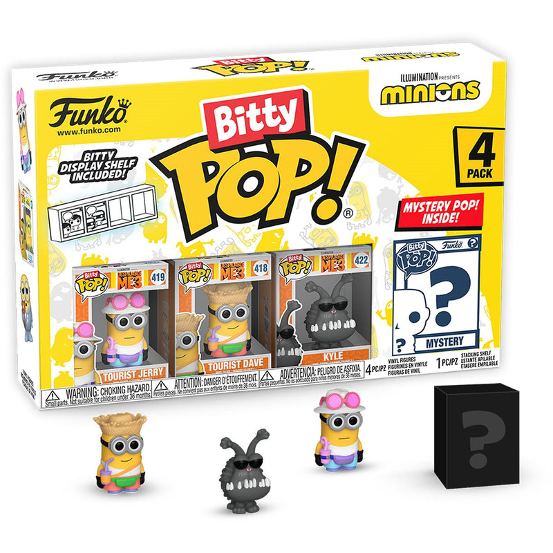 Bitty Pop! Minions 4 Pack - Tourist Jerry