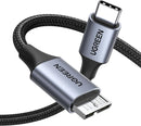 External Hard Drive USB-C to Micro B Cable