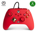PowerA Enhanced Wired Controller Red - Xbox One Pre-Played